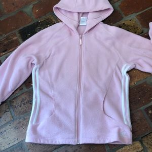Adidas zipper front fleece hoodie szM